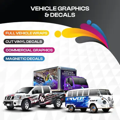 VEHICLE GRAPHICS DECALS